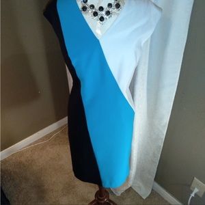 Calvin Klein block dress